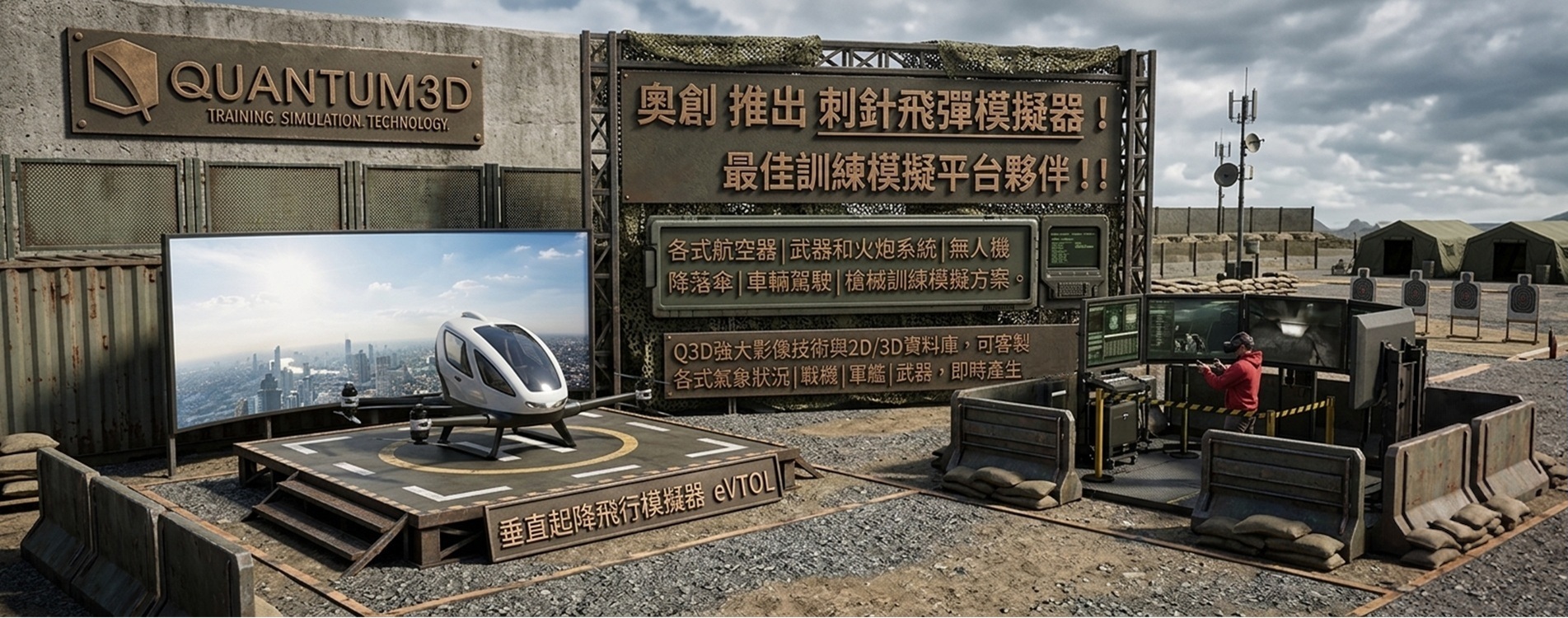 Quantum3D 刺針飛彈模擬器 | 訓練模擬平台 Quantum3D 刺針飛彈模擬器 | 訓練模擬平台
