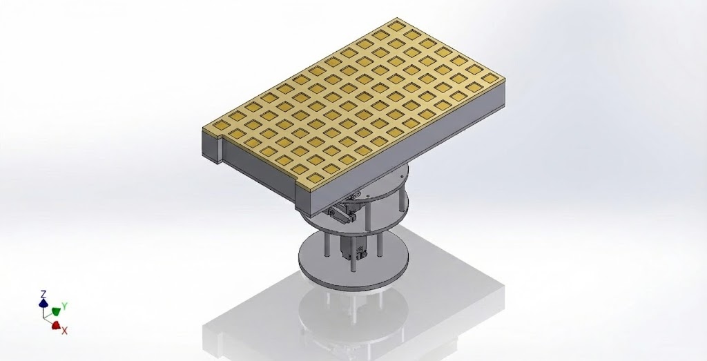 LEO 衛星通訊動態追蹤平台示意圖